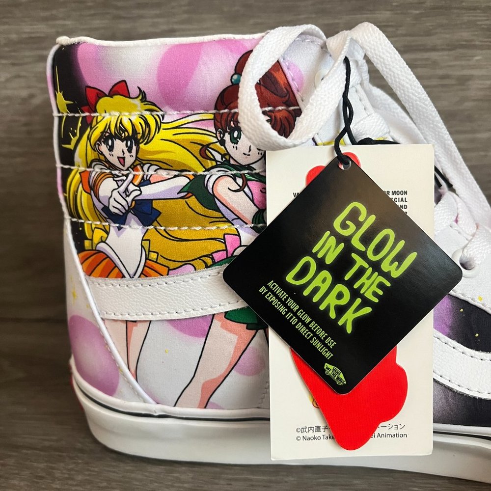 Vans Sailor Moon Sk8-Hi Pretty Guardians High Tops Men's NWOB - Picture 8 of 11